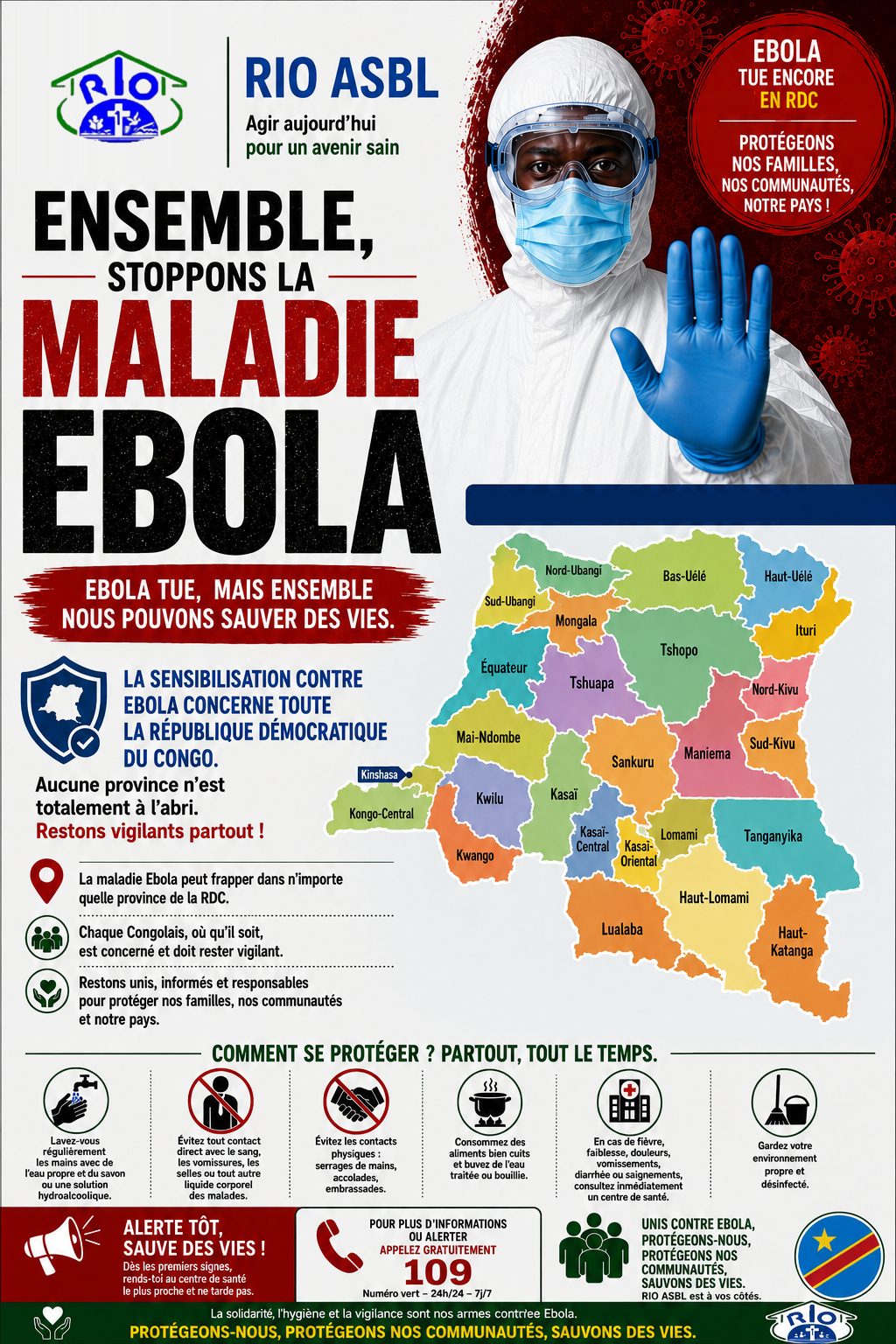 Affiche Ebola Français