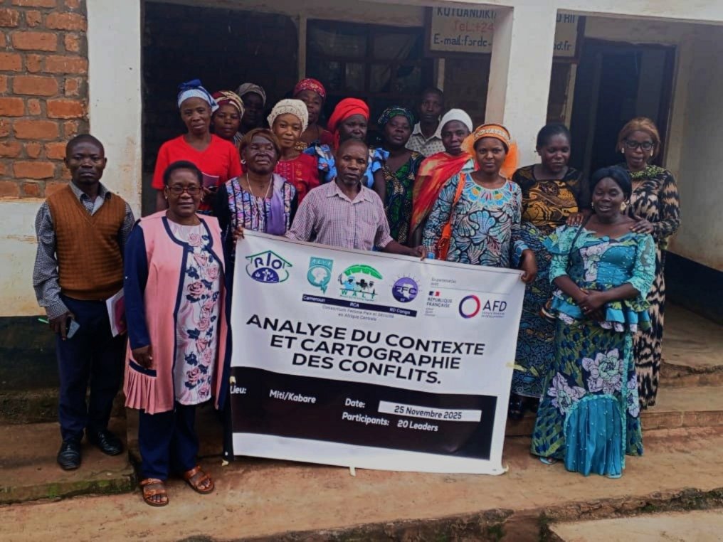Photo de l'activité : Analyse de contexte et cartographie des conflits dans les territoires de kabare et de kalehe.
