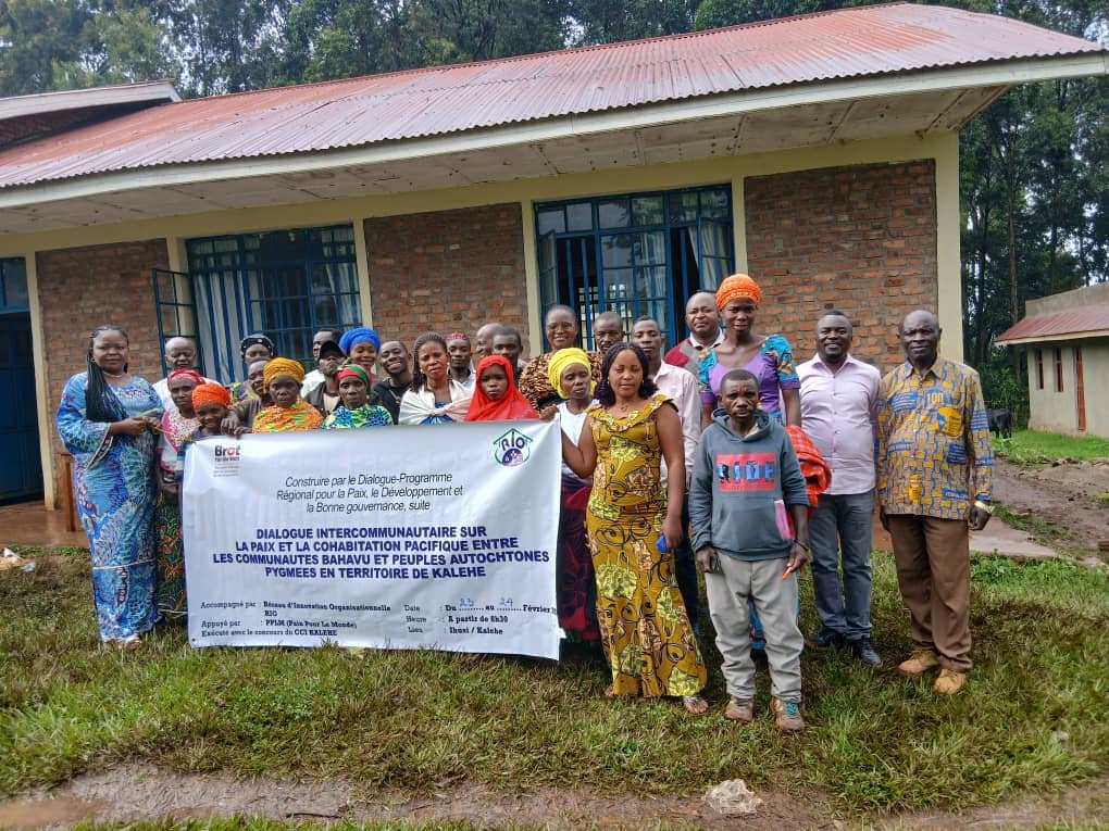 Photo de l'activité : Dialogue intercommunautaire sur la paix et la cohabitation pacifique entre les communautés Bahavu et les bas peuples autochtones pygmées en territoire de Kalehe
