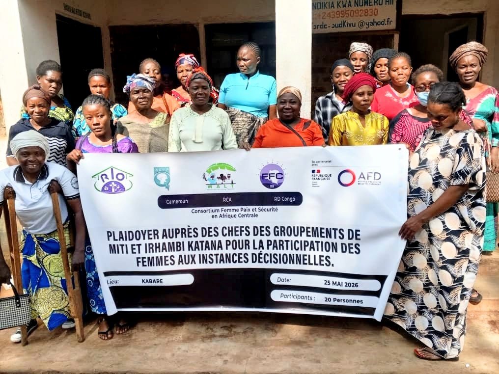 Photo de l'activité : Plaidoyer du réseau des femmes et des filles de Kabare groupement de Miti et Irambi Katana